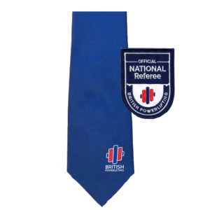 British Powerlifting National Tie & Badge