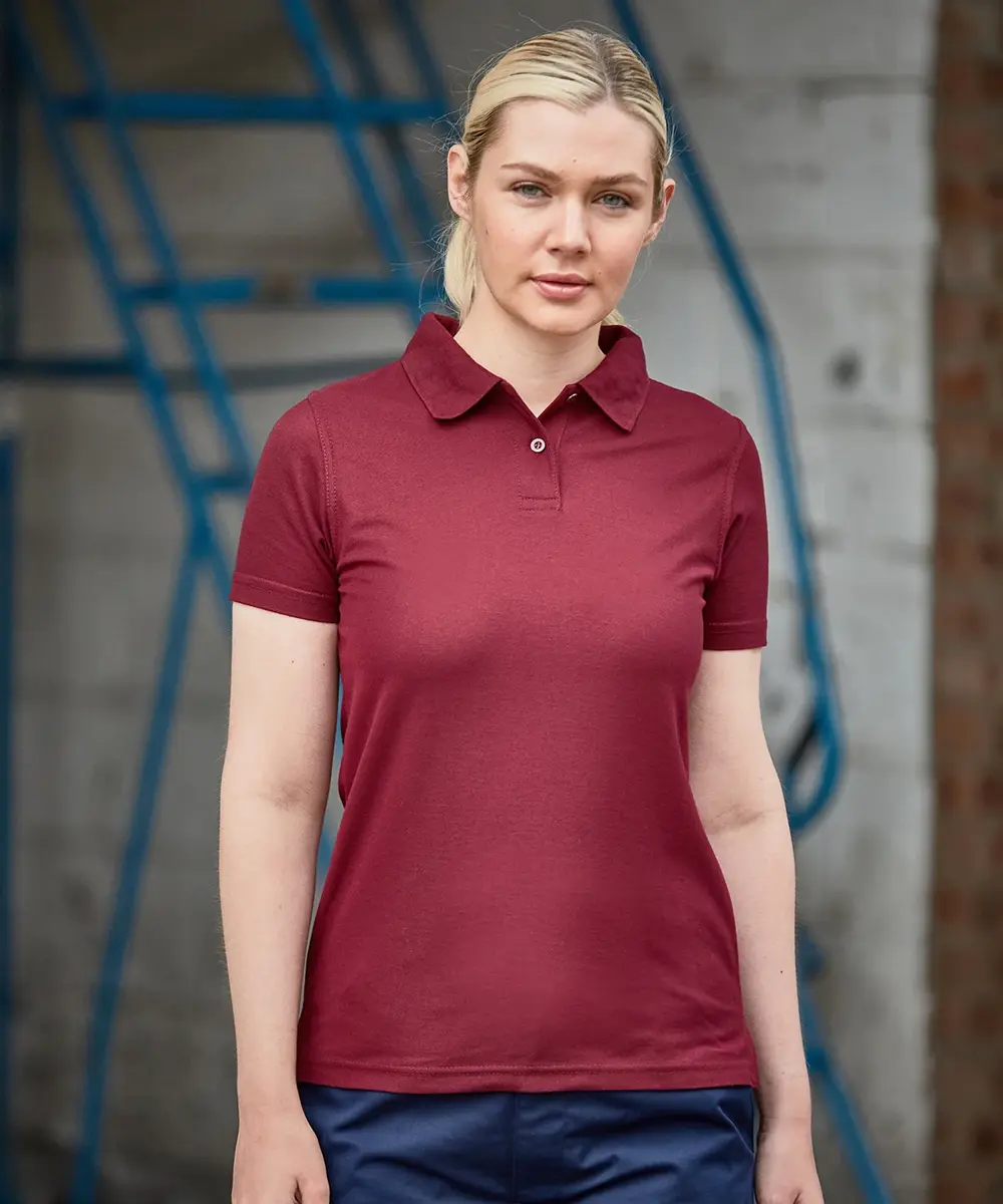 Pro RTX Ladies work polo Burgundy