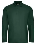 Pro Rtx – Pro long sleeved polo solid bottle green
