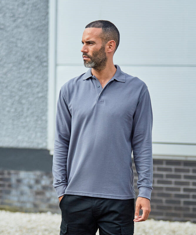 Pro Rtx – Pro long sleeved polo grey