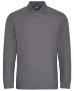 Pro Rtx – Pro long sleeved polo solid grey