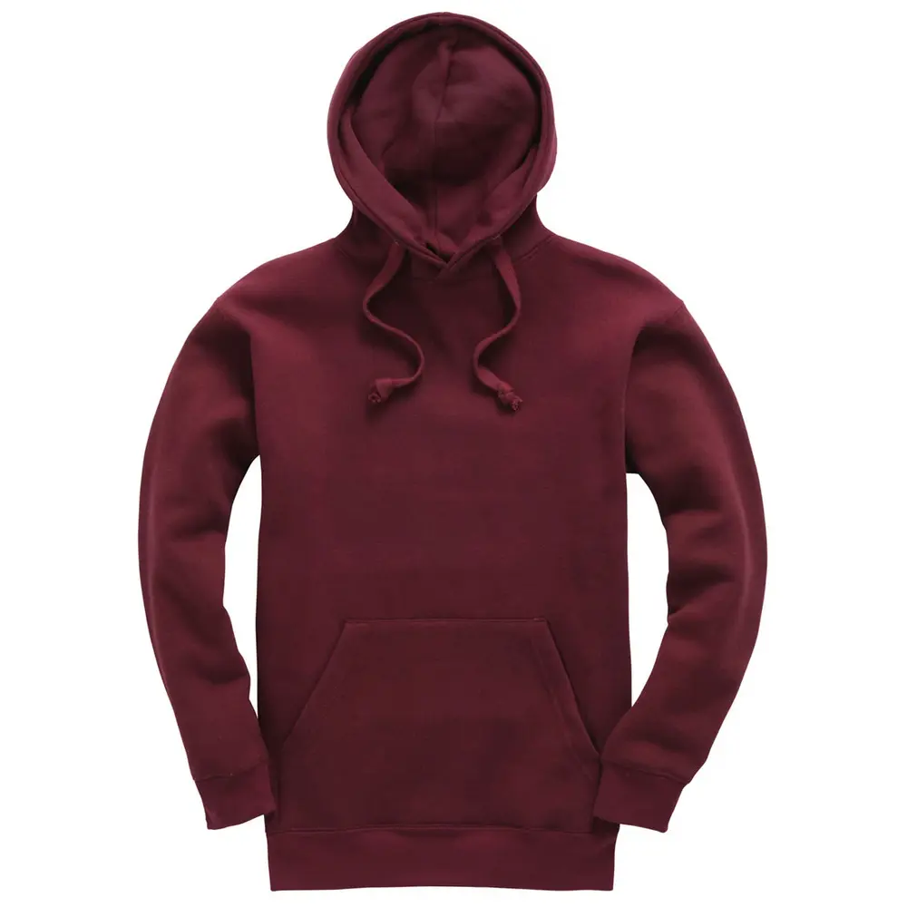Burgundy cottonridge heavyweight hooded top