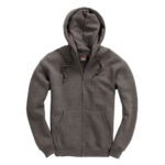 Charcoal Full Zip Premium hoodie