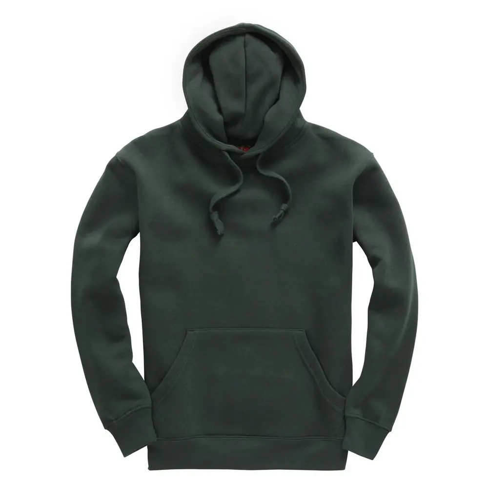 Forest Green cottonridge heavyweight hooded top
