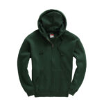 Forest Green Full Zip Premium hoodie