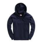 Navy Full Zip Premium hoodie