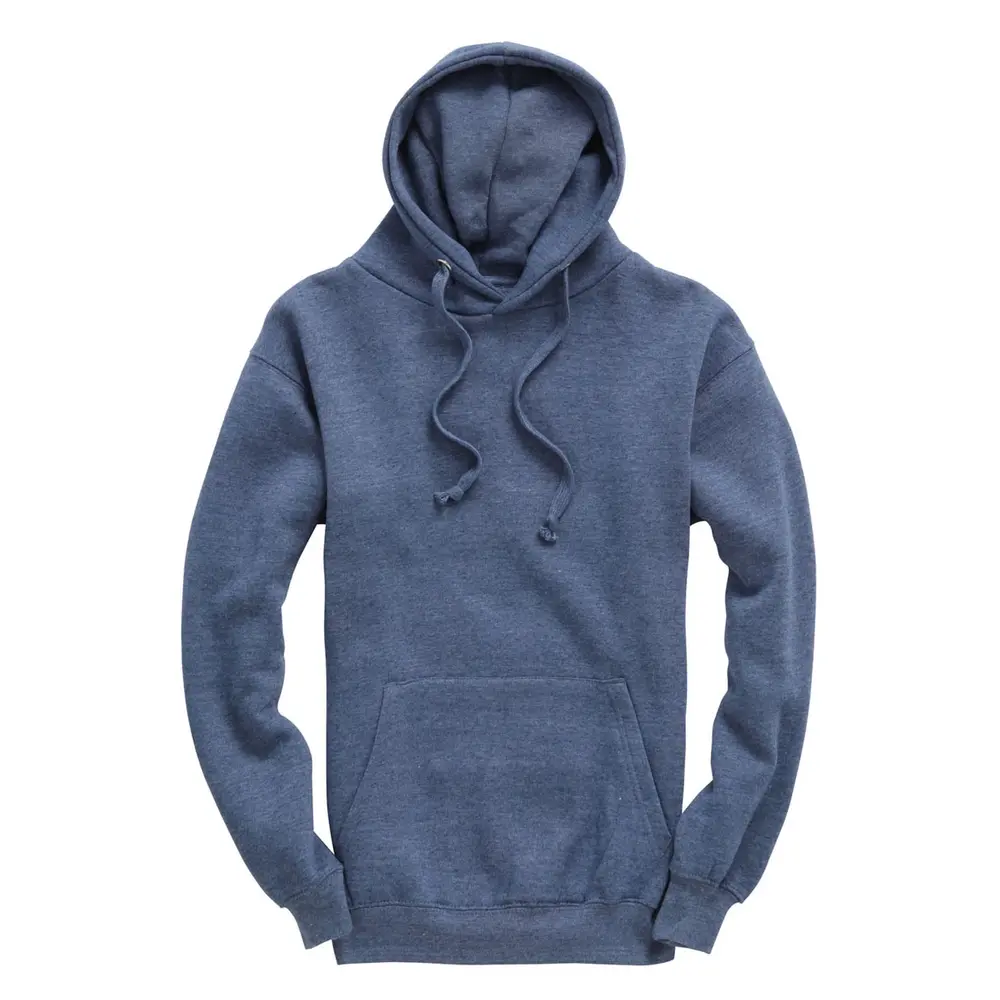 Navy Melange cottonridge heavyweight hooded top