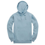 Powder Blue cottonridge heavyweight hooded top