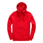 Red cottonridge heavyweight hooded top