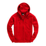 Red Full Zip Premium hoodie