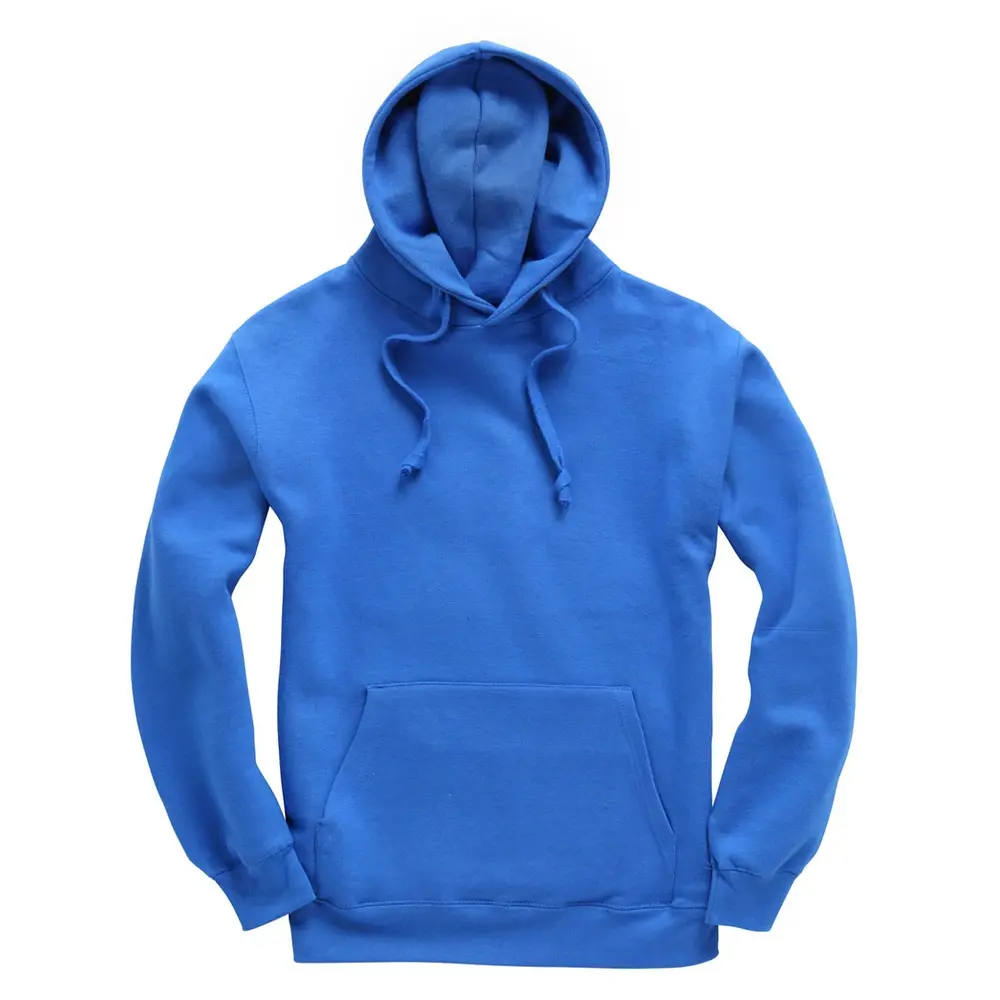 Royal Blue cottonridge heavyweight hooded top