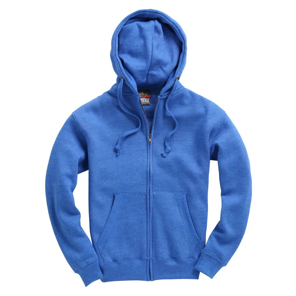 Royal Melange Full Zip Premium hoodie