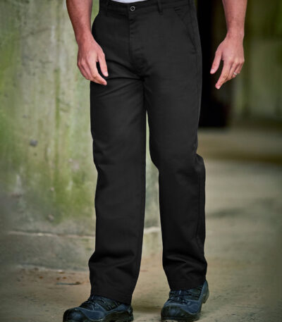 Tough work trousers availablein black and navy