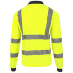 Hi Viz long sleeve polo