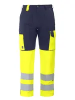 6501 Waist20Pants EN ISO 20471 CLASS 2 Yellow Navy