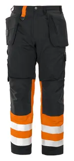 6502 Waist20Pants EN ISO 20471 CLASS 1 Orange Black
