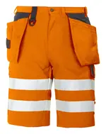 6503 SHORTS EN ISO 20471 CLASS 2 1 Orange Black
