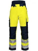 6514 PADDED Waist20Pants EN ISO 20471 CLASS 2 Yellow Navy