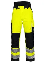 6514 PADDED Waist20Pants EN ISO 20471 CLASS 2 Yellow Black