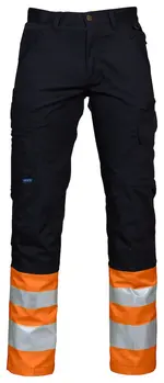 6523 Waist20Pants EN ISO 20471 CLASS 1 Orange Black