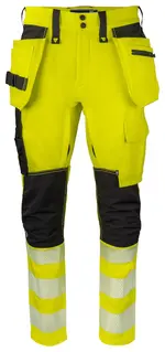 6527 Waist20Pants WITH 37 5 TECHNOLOGY EN ISO 20471 CLASS 2 Yellow Black