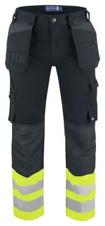 6530 Waist20Pants EN ISO 20471 CLASS 1 Yellow Black