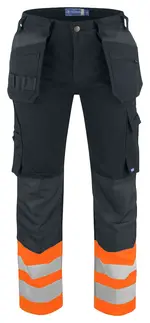 6530 Waist20Pants EN ISO 20471 CLASS 1 Orange Black