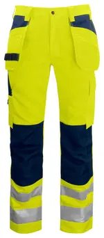 6531 Waist20Pants EN ISO 20471 CLASS 2 Yellow Navy
