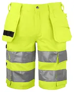 6535 SHORTS EN ISO 20471 Class 2 1 Yellow Black