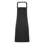 Black Bib Apron, 100% Cotton