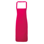 Hot Pink Bib Apron, 100% Cotton