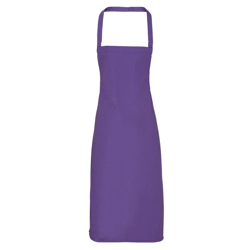 Purple Bib Apron 100% Cotton
