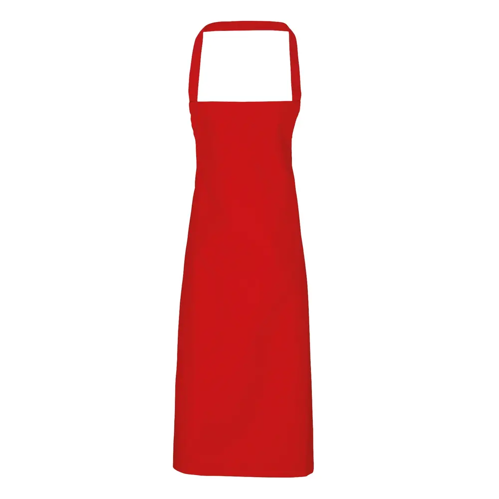 Red Bib Apron 100% Cotton
