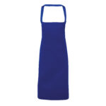 Royal Blue Bib Apron 100% Cotton