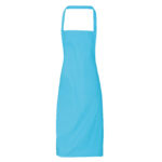 Turquoise Bib Apron 100% Cotton