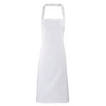 White Bib Apron 100% Cotton