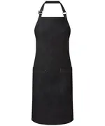 Cotton Denim Bib Apron, Organic And Fairtrade Certified Indigo Denim