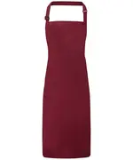 Waterproof Bib Apron Burgundy