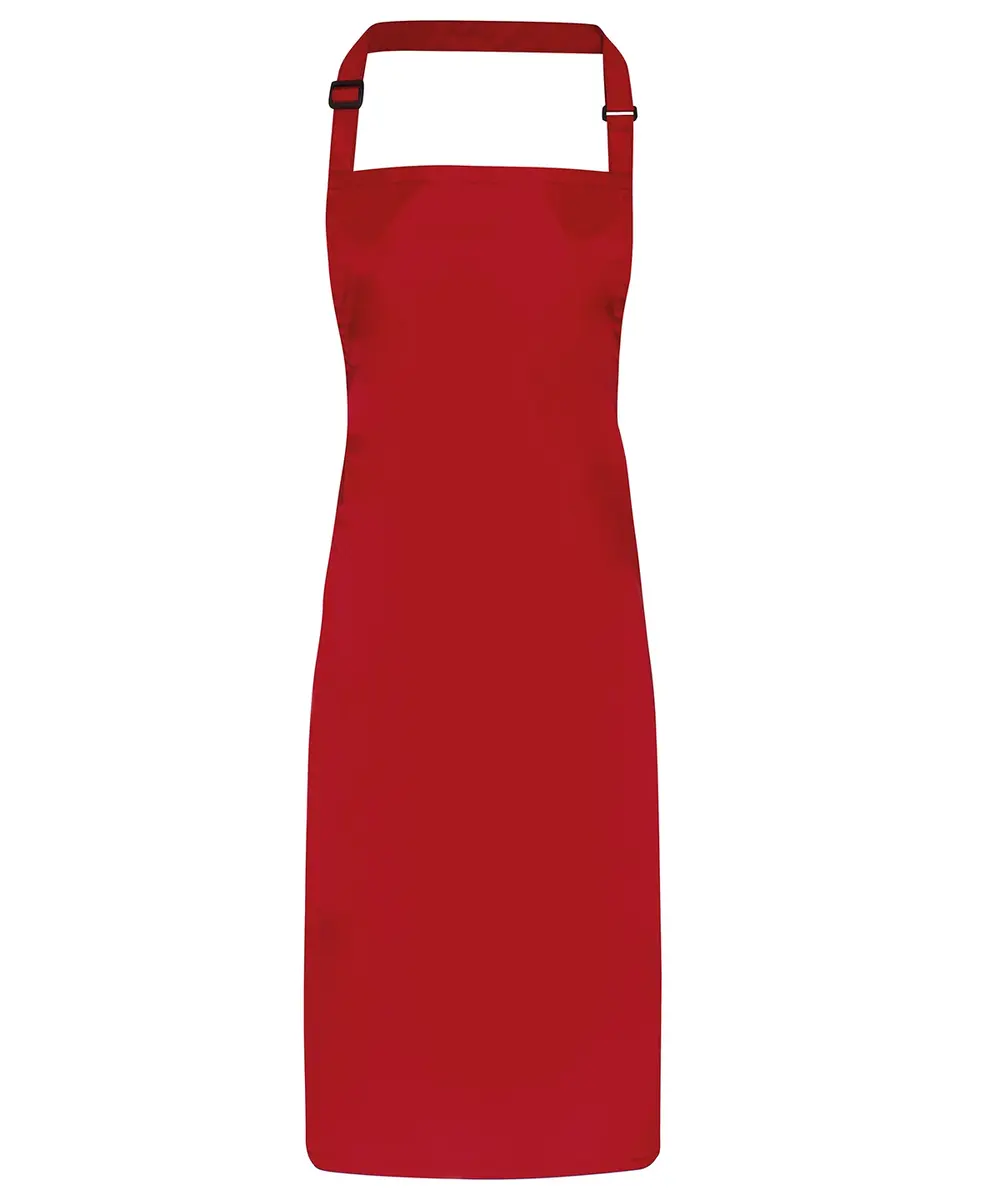 Waterproof Bib Apron Red
