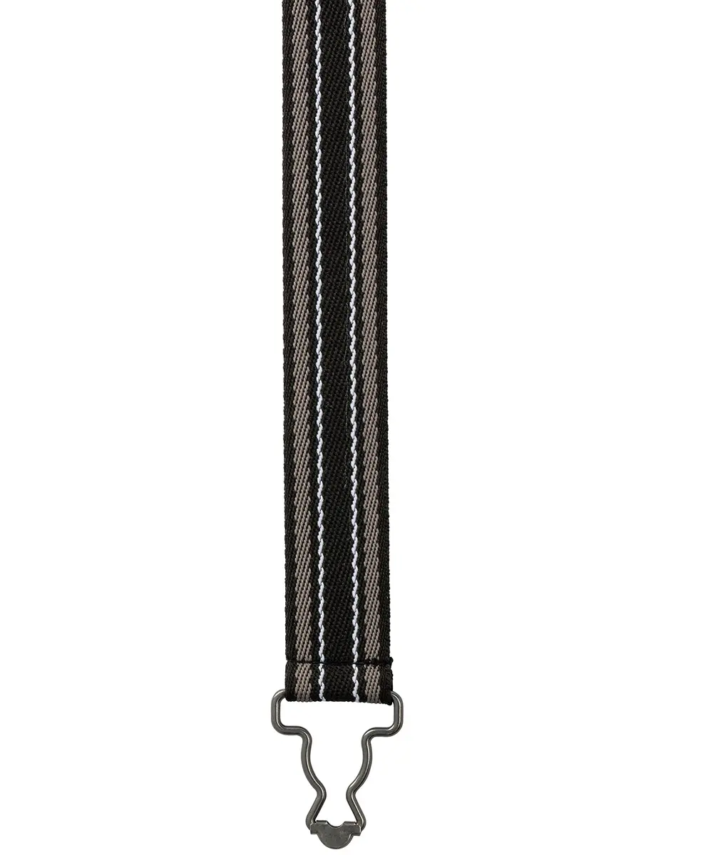 Cross Back Interchangeable Apron Straps Black Stripe