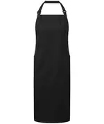 Recycled Polyester & Organic Cotton Apron Black