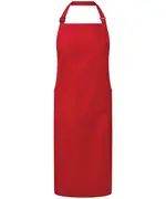 Recycled Polyester & Organic Cotton Apron Red