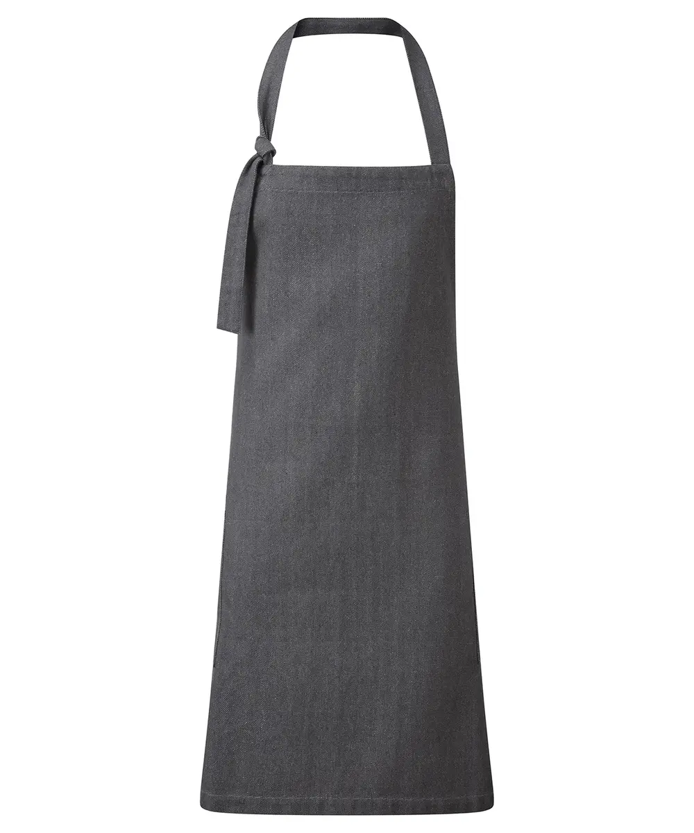 â€˜Regenerateâ€™ Bib Apron Grey Denim