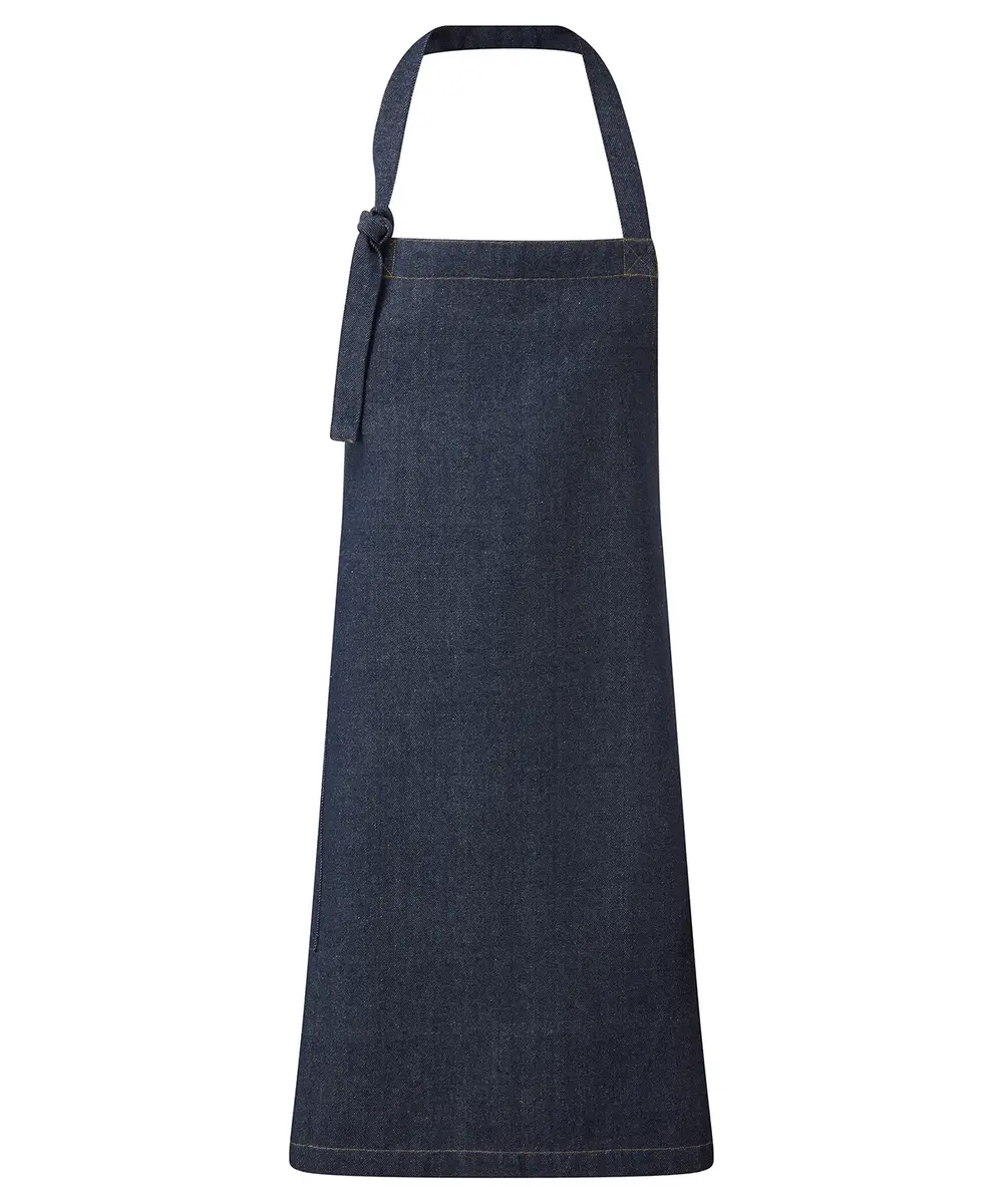 â€˜Regenerateâ€™ Bib Apron Indigo Denim