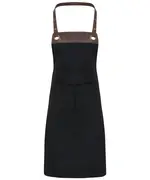 Espresso Bib Apron Black Brown