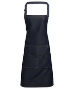 Jeans Stitch Bib Apron Indigo Denim