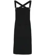Cross Back 'barista' Bib Apron Black
