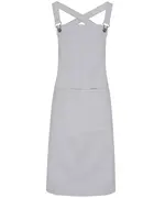 Cross Back 'barista' Bib Apron Silver