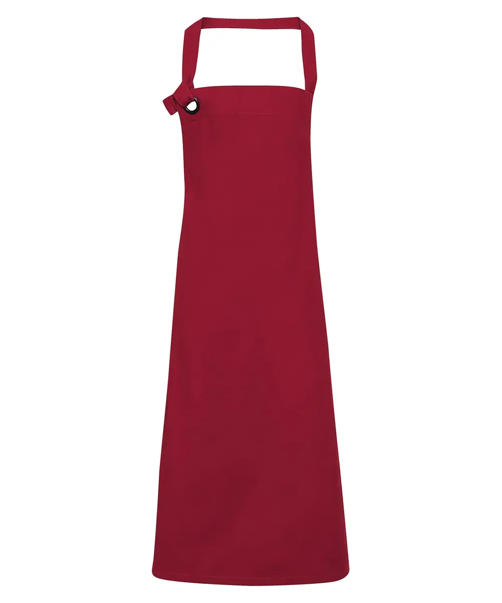 Calibre Heavy Cotton Canvas Bib Apron Burgundy