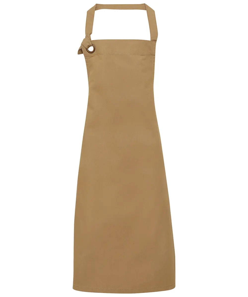 Calibre Heavy Cotton Canvas Bib Apron Khaki